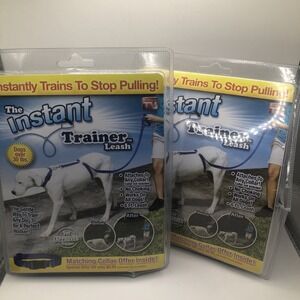 2 Instant Trainer Dog Leash Train Dogs 30 Lb Stop Pulling As Seen On Tv Dog Walk